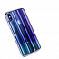 Чехол для iPhone XS Max пластиковый тонкий Baseus Aurora синий 