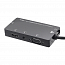 Переходник DisplayPort - DVI-I, VGA, HDMI + 3,5 мм (папа - мама, мама, мама) черный