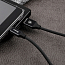 Кабель USB - MicroUSB для зарядки 1 м 2A плетеный Baseus Yiven черный