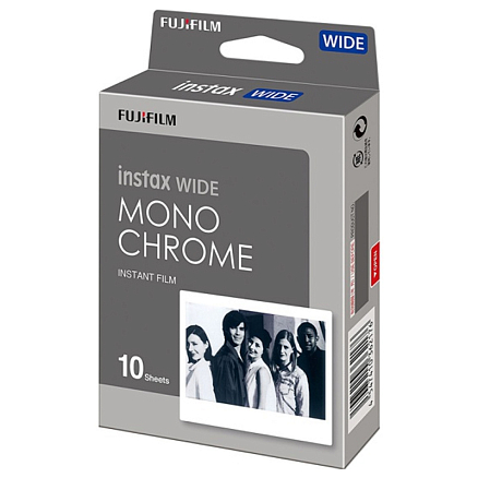 Картридж с фотопленкой для Fujifilm Instax Wide Monochrome на 10 снимков