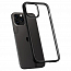 Чехол для iPhone 12, 12 Pro гибридный Spigen Ultra Hybrid прозрачно-черный матовый