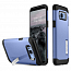 Чехол для Samsung Galaxy S8+ G955F гибридный тонкий Spigen SGP Slim Armor черно-голубой