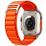Ремешок-браслет для Apple Watch 4, 5, 6, 7, 8, SE, Ultra 42, 44, 45 и 49 мм текстильный Tech-Protect Nylon Pro оранжевый