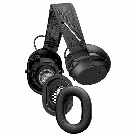 Наушники беспроводные Bluetooth Plantronics BackBeat Fit 6100 накладные с микрофоном складные для спорта черные