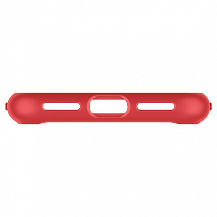 Чехол для iPhone X гибридный Spigen SGP Ultra Hybrid прозрачно-красный