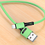 Кабель USB - Lightning для зарядки iPhone 1 м 2А Usams U52 зеленый