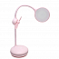 Лампа светодиодная настольная беспроводная с вентилятором Remax RT-E601 розовая