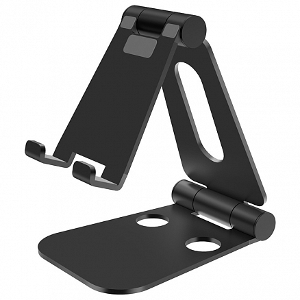 Подставка для телефона или планшета складная SeenDa A001 металлическая черная