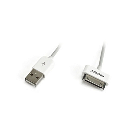 Кабель USB - Apple 30-pin (широкий) 0,8 м Pisen (Пайсен)