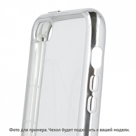 Чехол для Samsung Galaxy S7 Edge гелевый GreenGo Ultra Hybrid прозрачно-серебристый