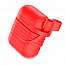 Чехол и шнурок для наушников AirPods силиконовые Baseus красные