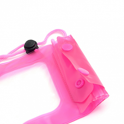 Водонепроницаемый чехол для телефона до 5.5 дюйма GreenGo размер 12х18 см розовый