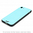 Чехол для iPhone 7, 8 гибридный Beeyo Glass голубой