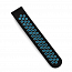 Сменный браслет для Amazfit Bip силиконовый черно-голубой