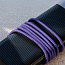Кабель USB - MicroUSB для зарядки 1 м 2.4А плетеный с угловым штекером Baseus Sharp-bird фиолетовый