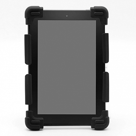 Чехол для планшета 8,9 - 12 дюймов универсальный силиконовый Defense черный