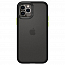 Чехол для iPhone 12, 12 Pro гибридный Spigen Cyrill Color Brick прозрачно-черный