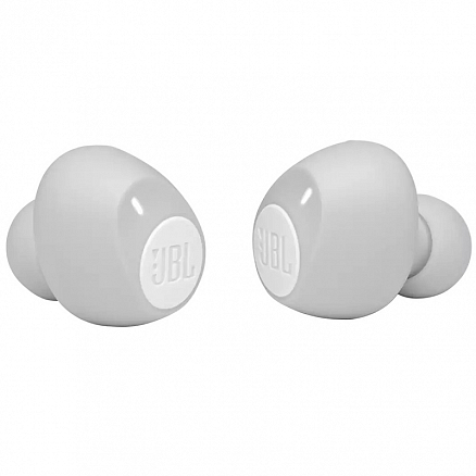 Наушники беспроводные Bluetooth JBL Tune 115 TWS вакуумные с микрофоном белые