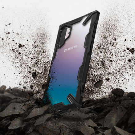 Чехол для Samsung Galaxy Note 10+ гибридный Ringke Fusion X черный
