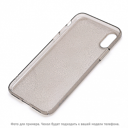 Чехол для iPhone X, XS пластиковый Devia Amber прозрачный коричневый