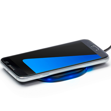 Беспроводная зарядка для телефона 10W Deppa 24000 (быстрая зарядка QI) черная
