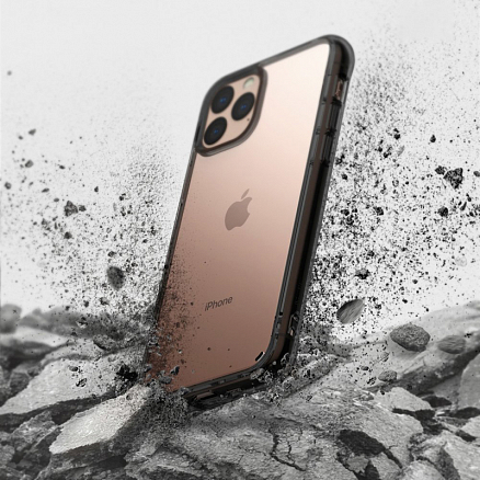 Чехол для iPhone 11 Pro гибридный Ringke Fusion прозрачно-серый