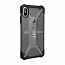 Чехол для iPhone XS Max гибридный для экстремальной защиты Urban Armor Gear UAG Plasma серый