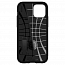 Чехол для iPhone 12 Pro Max гибридный тонкий Spigen Slim Armor черный