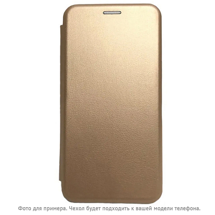Чехол для Huawei Y5 (2019), Honor 8S книжка CASE Magnetic Flip золотистый