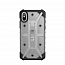 Чехол для iPhone X, XS гибридный для экстремальной защиты Urban Armor Gear UAG Plasma прозрачный