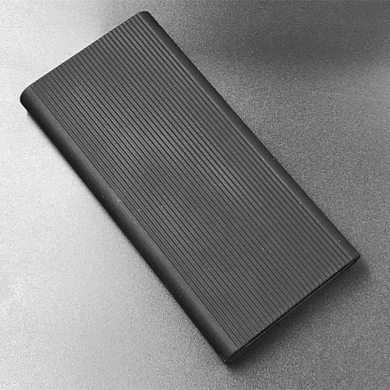 Чехол для внешнего аккумулятора Xiaomi Mi 2i, 2S силиконовый черный