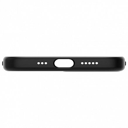 Чехол для iPhone 12 Pro Max силиконовый Spigen Cyrill Silicone черный