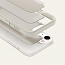 Чехол для iPhone 13 гибридный с кожей Spigen Сyrill Leather Brick кремовый