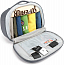 Рюкзак-сумка Ozuko 9216L с отделением для ноутбука до 15,6 дюйма серый