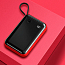 Внешний аккумулятор Baseus Mini S Digital Display с дисплеем 10000мАч (Type-C, USB, ток 3А, 10Вт) красный