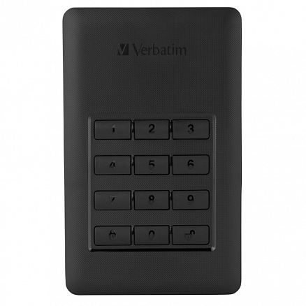 Внешний жесткий диск Verbatim Store 'n' Go Type-C USB 3.1 с клавиатурой 1ТB черный