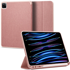 Чехол для iPad Pro 11, Pro 11 2020, Pro 11 2021 книжка Spigen Urban Fit розовый