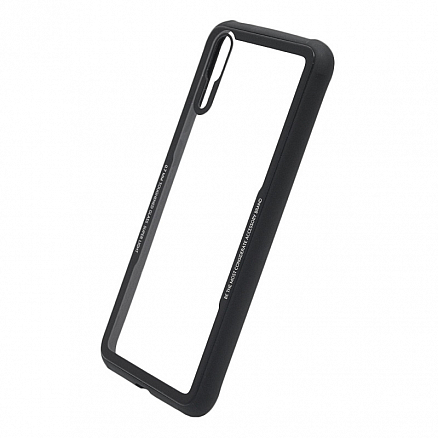 Чехол для Huawei P20 гибридный для полной защиты LikGus прозрачно-черный