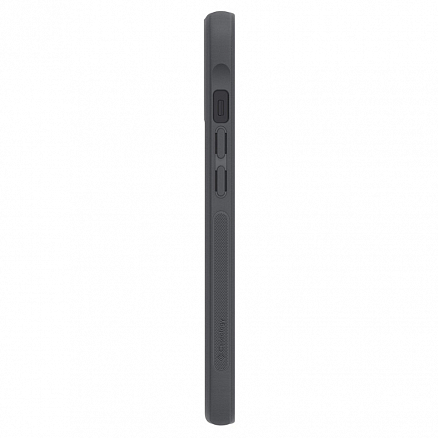 Чехол для iPhone 13 гибридный с защитой экрана Spigen Caseology Stratum MagSafe серый