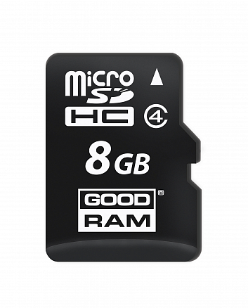 Карта памяти GOODRAM MicroSDHC 8Gb Class 4