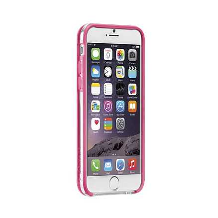Чехол для iPhone 6, 6S Бампер гибридный Case-mate (США) Tough Frame розовый