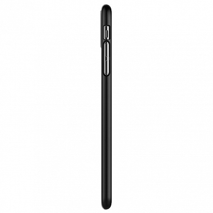 Чехол для iPhone X, XS пластиковый тонкий Spigen SGP Thin Fit QNMP черный