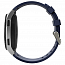 Ремешок-браслет для Samsung Galaxy Watch 42 мм, Active, Active 2 40 мм и 44 мм силиконовый Nova Flexible темно-синий
