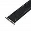 Ремешок-браслет для Apple Watch 42 и 44 мм кожаный ISA черный