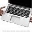 Набор защитных пленок 5-в-1 для Apple MacBook Pro 15 Touch Bar A1707, A1990 Mocoll Black Diamond серый металлик