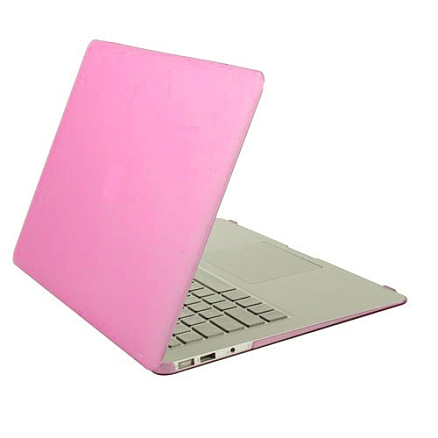 Чехол для Apple MacBook 12 A1534 дюймов пластиковый матовый Enkay Translucent Shell розовый