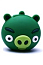 Корпус для USB флэшки силиконовый Matryoshka Drive - Angry Birds зеленая свинка MD-583