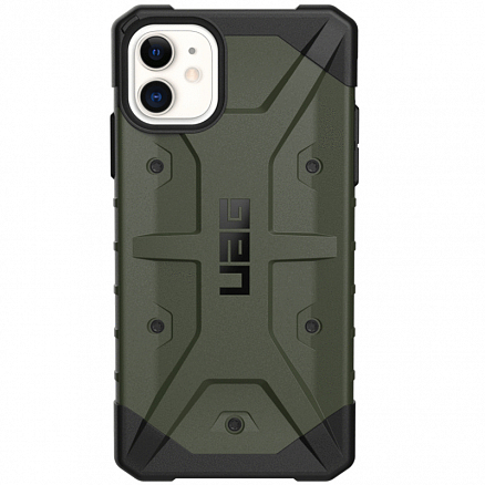 Чехол для iPhone 11 гибридный для экстремальной защиты Urban Armor Gear UAG Pathfinder темно-зеленый
