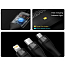 Кабель USB, Type-C - MicroUSB, Lightning, Type-C 1,2 м 5A 100W плетеный Baseus Flash Series черный