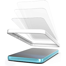 Защитное стекло для Samsung Galaxy S23+ на весь экран противоударное WhiteStone Dome Glass EZ прозрачное 3 шт.
